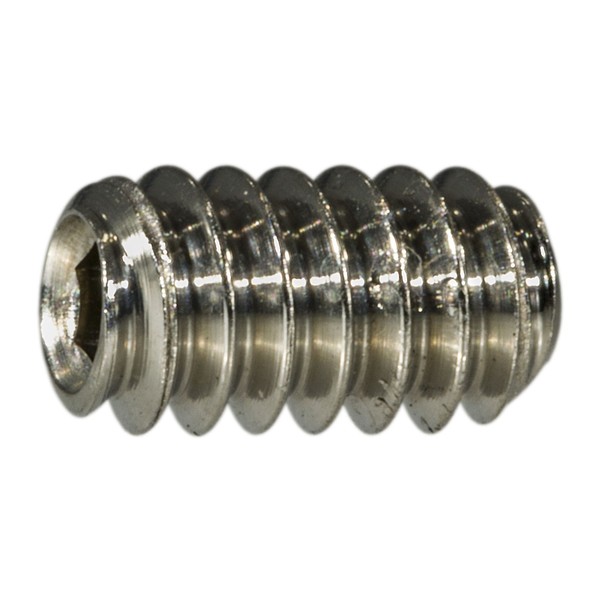 Midwest Fastener #6-32 x 1/4" 18-8 Stainless Steel Coarse Thread Hex Socket Headless Set Screws 20PK 75003